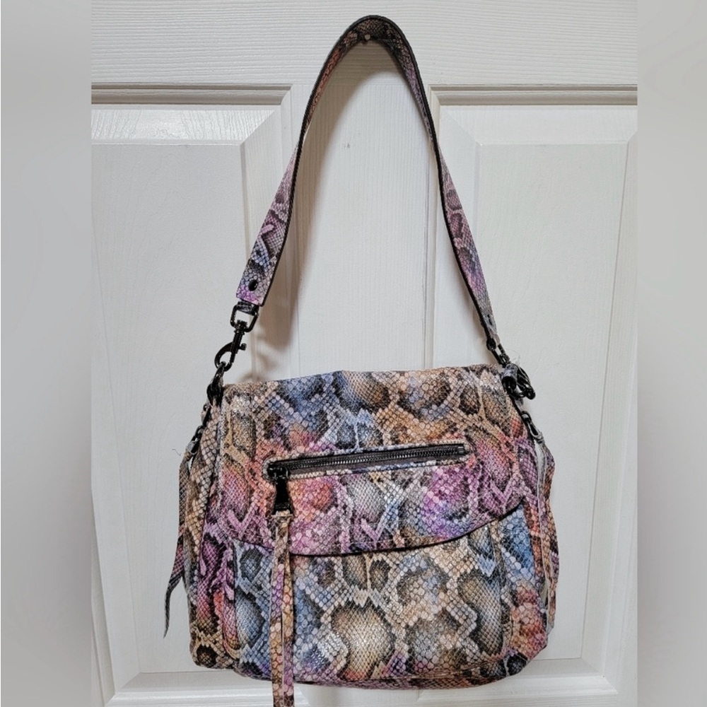 Aimee Kestenberg Leather Ombre Snake
Print Shoulder Bag